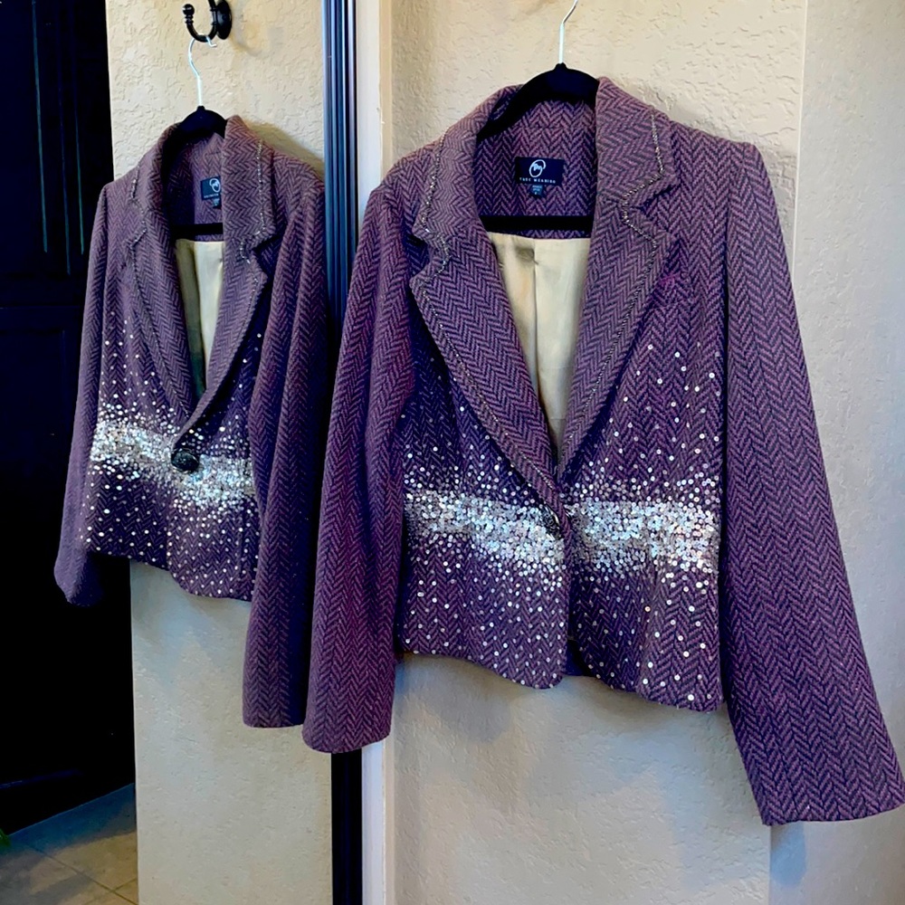 COPY - Vintage True Meaning boho glam size 8 jacket
